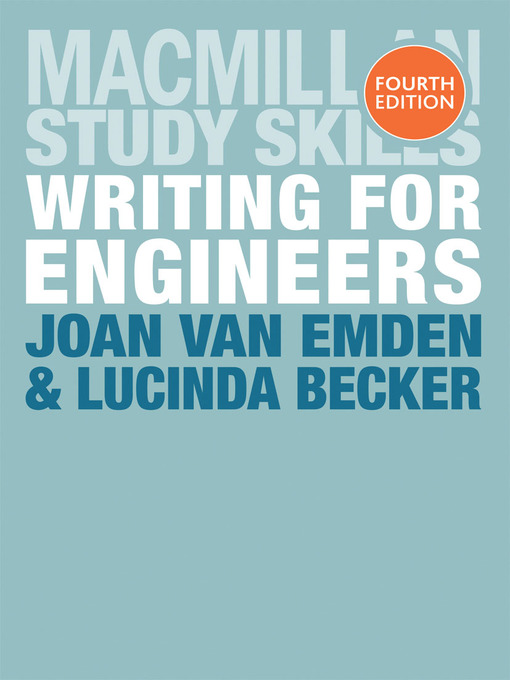 Title details for Writing for Engineers by Joan Van Emden - Available